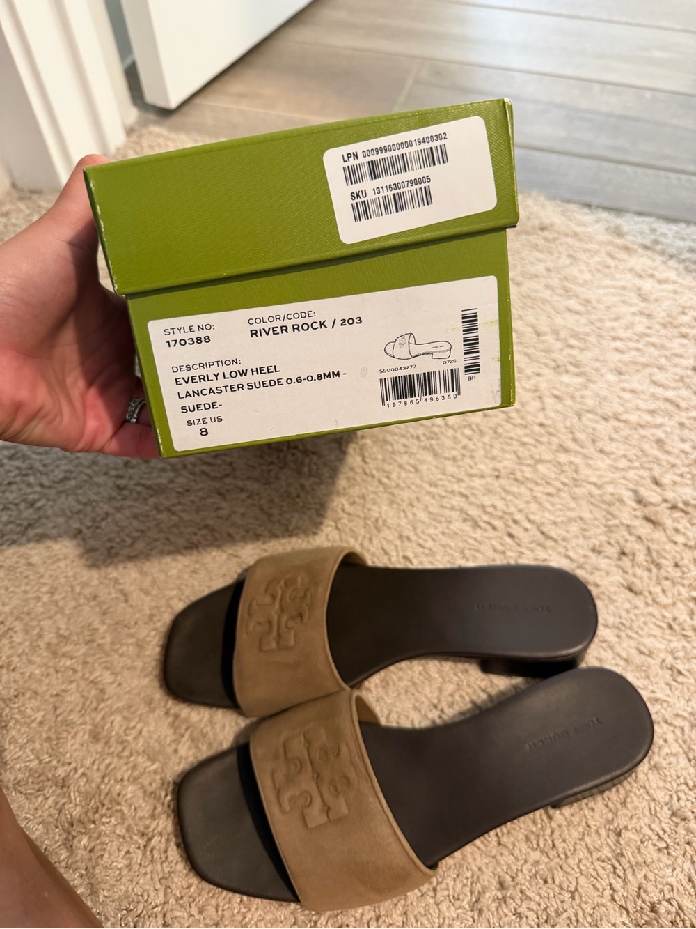 Tory Burch Everly Block Heel Slide - Picture 4 of 4